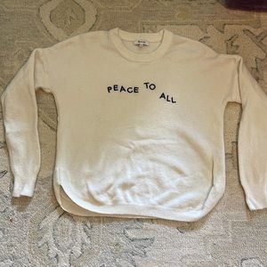 Madewell Cream Sweater Sz Small